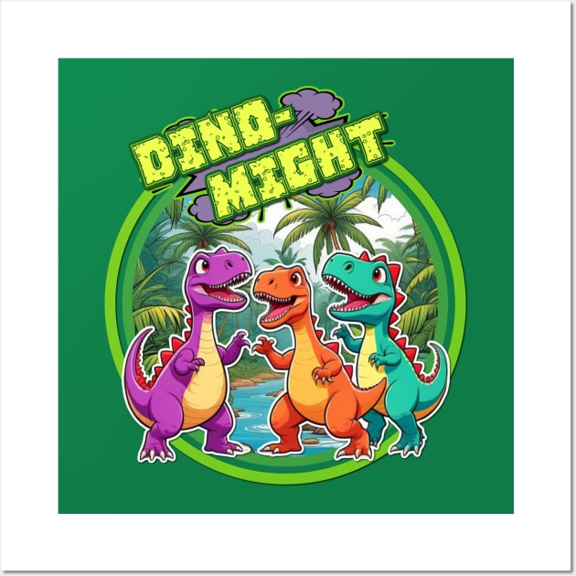 Dino-Might Wall Art by David Hurd Designs